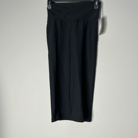 ZYIA Active Black Reve Crossover Ribbed Pencil Skirt Size S - Picture 4 of 10